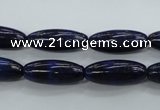 CNL893 15.5 inches 8*20mm rice natural lapis lazuli gemstone beads