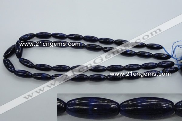 CNL893 15.5 inches 8*20mm rice natural lapis lazuli gemstone beads