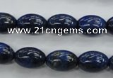 CNL895 15.5 inches 10*14mm rice natural lapis lazuli gemstone beads