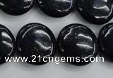 CNL928 15.5 inches 20mm flat round natural lapis lazuli gemstone beads