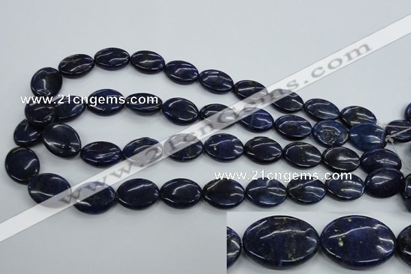 CNL944 15.5 inches 15*20mm oval natural lapis lazuli gemstone beads