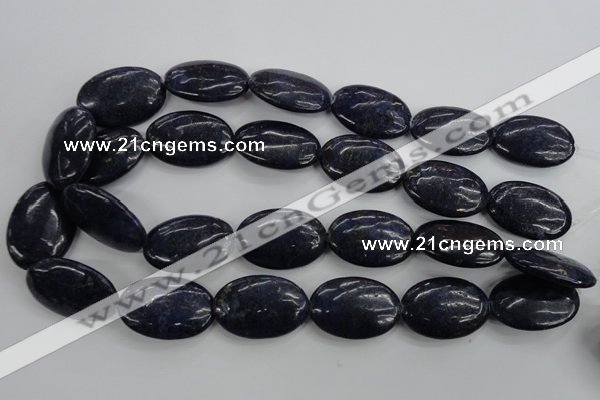 CNL946 15.5 inches 20*30mm oval natural lapis lazuli gemstone beads