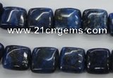 CNL962 15.5 inches 12*12mm square natural lapis lazuli gemstone beads