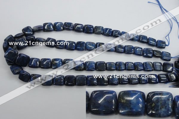 CNL962 15.5 inches 12*12mm square natural lapis lazuli gemstone beads