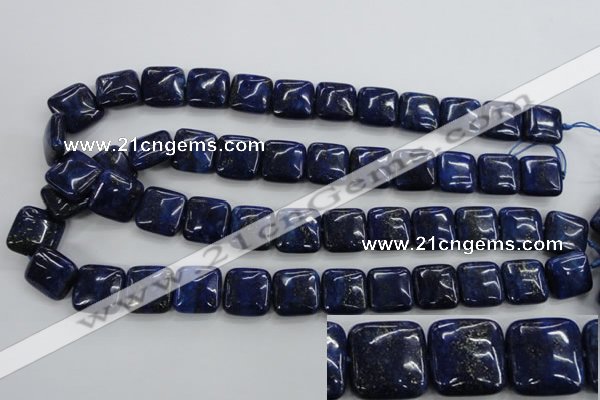 CNL964 15.5 inches 16*16mm square natural lapis lazuli gemstone beads