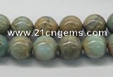 CNS03 16 inches 12mm round natural serpentine jasper beads wholesale