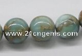 CNS04 16 inches 16mm round natural serpentine jasper beads wholesale