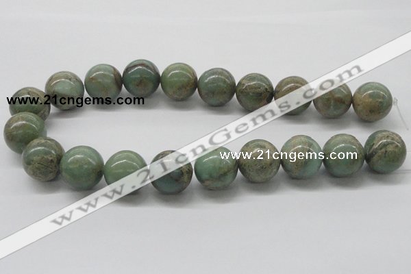 CNS05 16 inches 20mm round natural serpentine jasper beads wholesale