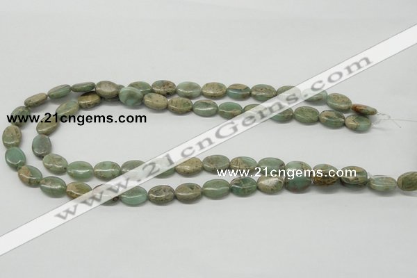 CNS11 16 inches 10*14mm oval natural serpentine jasper beads