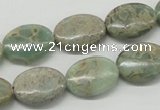 CNS12 16 inches 13*18mm oval natural serpentine jasper beads