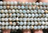 CNS301 15.5 inches 6mm round natural serpentine jasper beads