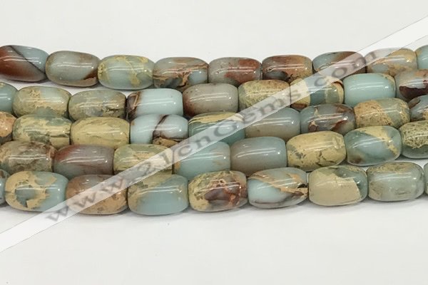 CNS312 15.5 inches 12*16mm drum serpentine jasper beads