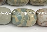 CNS313 15.5 inches 13*18mm drum serpentine jasper beads