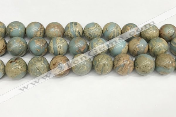 CNS337 15.5 inches 18mm round serpentine jasper beads wholesale