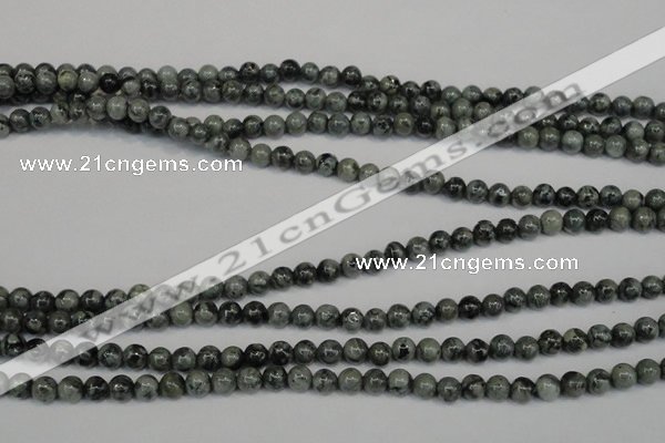 CNS400 15.5 inches 4mm round natural serpentine jasper beads