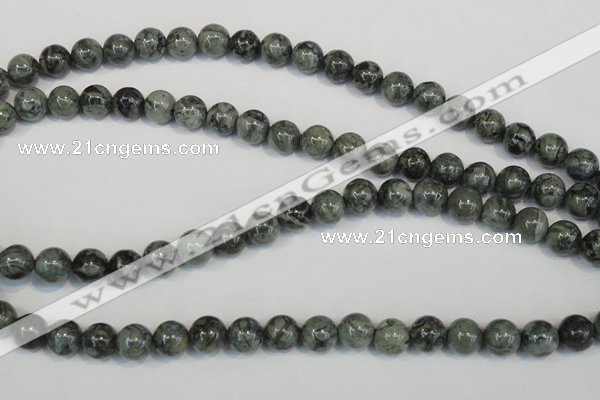 CNS402 15.5 inches 8mm round natural serpentine jasper beads