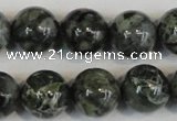 CNS403 15.5 inches 10mm round natural serpentine jasper beads