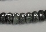 CNS412 15.5 inches 5*8mm rondelle natural serpentine jasper beads