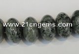 CNS416 15.5 inches 12*18mm rondelle natural serpentine jasper beads