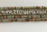 CNS712 15.5 inches 2*4mm rondelle serpentine jasper beads wholesale