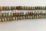 CNS714 15.5 inches 5*8mm rondelle serpentine jasper beads wholesale