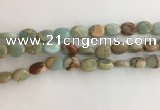 CNS723 15.5 inches 8*10mm oval serpentine jasper beads wholesale