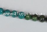 CNT03 16 inches 8mm round natural turquoise beads wholesale