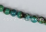 CNT04 16 inches natural turquoise 8mm round beads wholesale