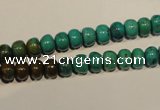 CNT111 15.5 inches 4*7mm rondelle natural turquoise beads wholesale