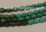 CNT115 15.5 inches 4*6mm teardrop natural turquoise beads wholesale