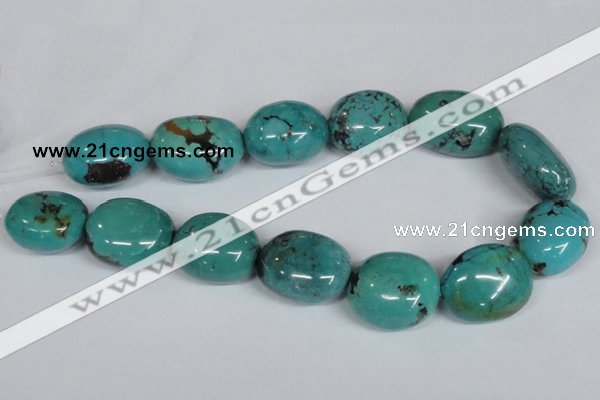 CNT15 16 inches 24-32mm nugget natural turquoise beads wholesale