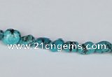 CNT17 16 inches natural turquoise chip beads wholesale