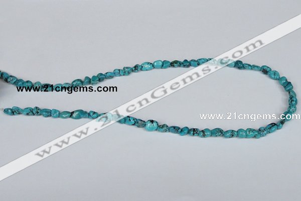 CNT17 16 inches natural turquoise chip beads wholesale