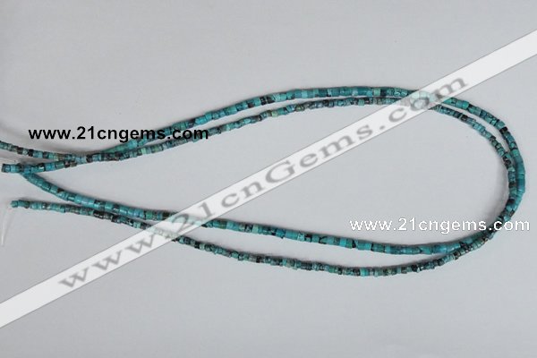 CNT18 16 inches 2-3mm heishi natural turquoise beads wholesale