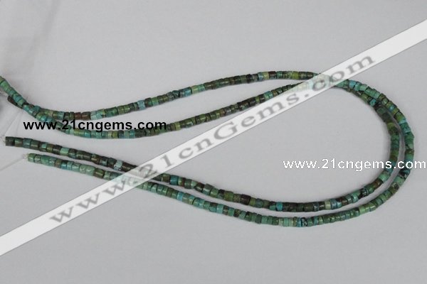 CNT19 16 inches 2-4mm heishi natural turquoise beads wholesale