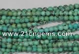 CNT201 15.5 inches 3mm round natural turquoise beads wholesale