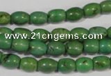 CNT214 15.5 inches 6*8mm drum natural turquoise beads wholesale