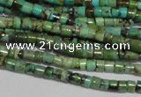 CNT215 15.5 inches 2.5*3mm heishi natural turquoise beads wholesale