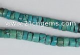 CNT22 16 inches 3-6mm heishi natural turquoise beads wholesale