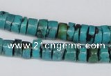 CNT23 16 inches 4-9mm heishi natural turquoise beads wholesale