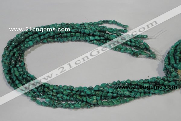 CNT241 15.5 inches 4*5mm - 5*8mm nuggets natural turquoise beads