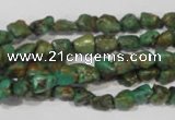 CNT242 15.5 inches 5*6mm - 6*10mm nuggets natural turquoise beads