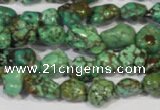 CNT243 15.5 inches 8*10mm - 10*14mm nuggets natural turquoise beads