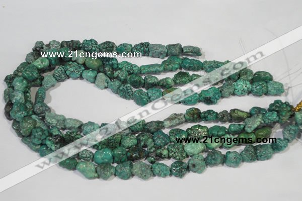 CNT247 15.5 inches 8*10mm - 13*18mm nuggets natural turquoise beads