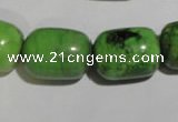 CNT253 15.5 inches 8*24mm rondelle natural turquoise beads wholesale