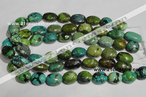 CNT258 15.5 inches 17*23mm nuggets natural turquoise beads wholesale