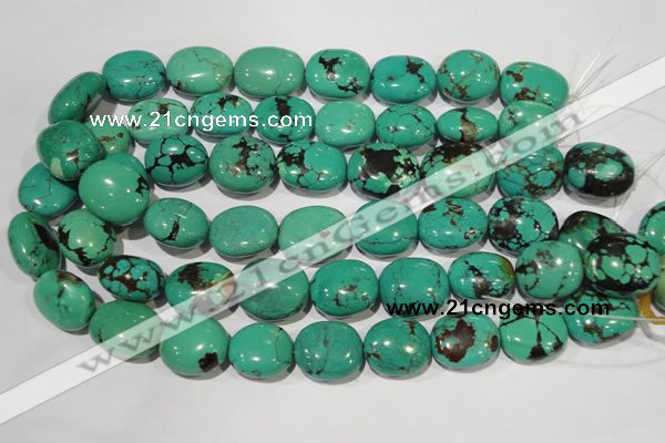 CNT268 15.5 inches 18*20mm - 22*26mm nuggets natural turquoise beads