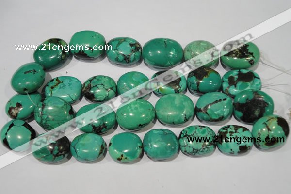 CNT269 15.5 inches 20*22mm - 26*30mm nuggets natural turquoise beads