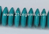 CNT28 16 inches 7*24mm rondelle natural turquoise beads wholesale