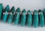 CNT29 16 inches 8*25mm rondelle natural turquoise beads wholesale